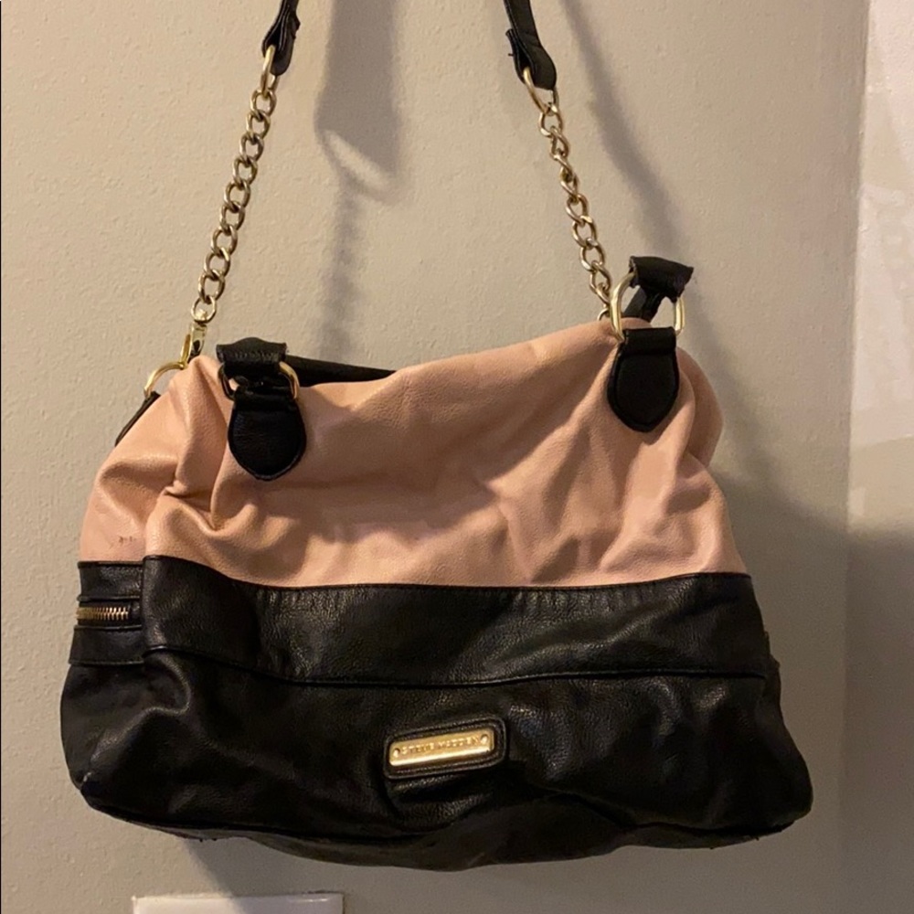 Pink / black purse